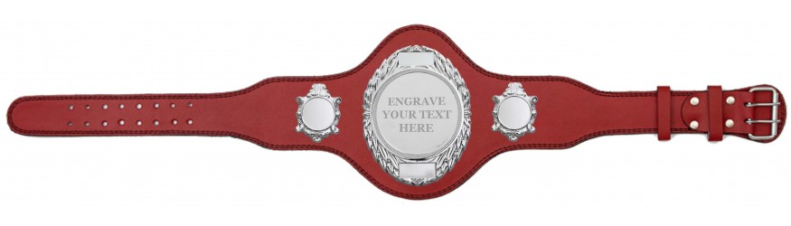 CHAMPIONSHIP BELT - PLT286/S/ENGRAVE - AVAILABLE IN 4 COLOURS